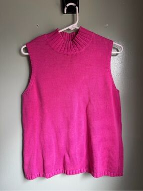 Vintage Karen Scott Sleeveless Turtleneck Sweater Vest